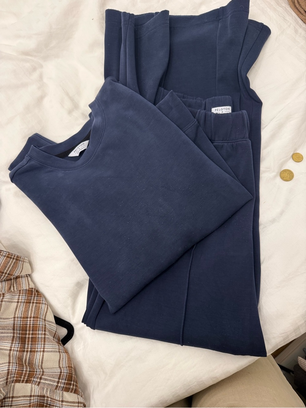 Peloton Navy Sweatshirt and Joggers Set